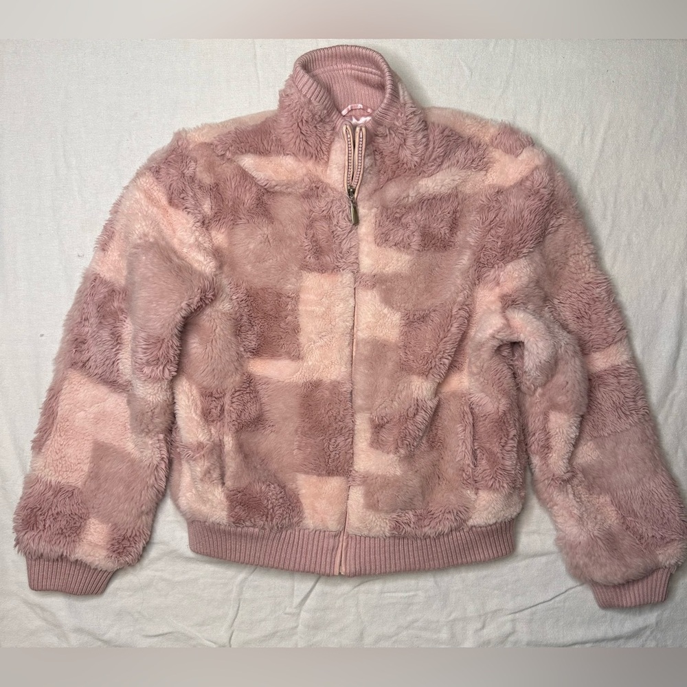Maurices Soft Pink Zip Up Sweater